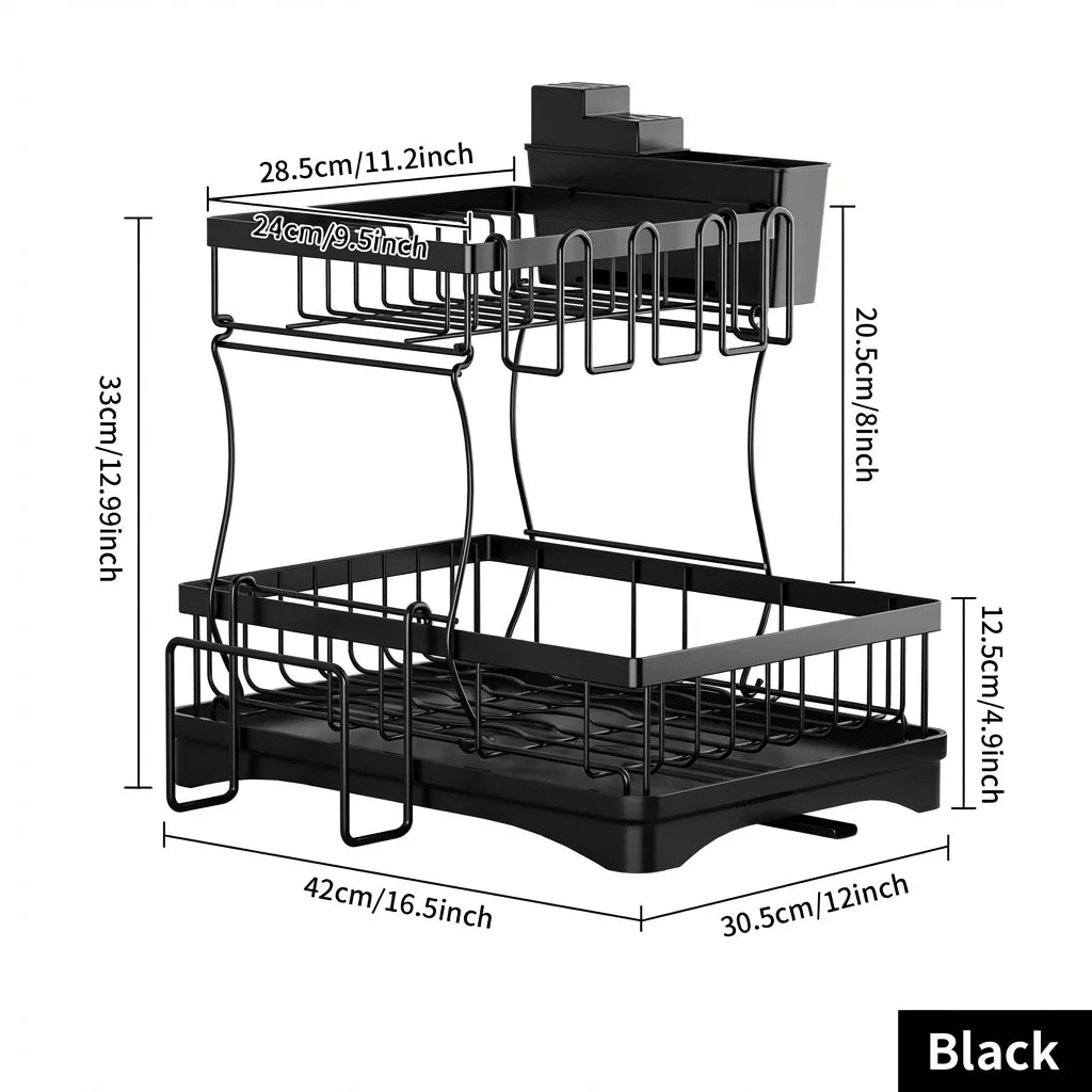 Kitchen sink organizer full view